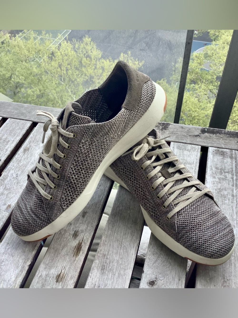 COLE HAAN Grandpro Stitchlite Tennis Casual Shoes in Gray size 10.5M